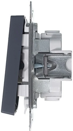 Выключатель встраиваемый трехклавишный (грифель) Systeme Electric AtlasDesign ATN000731