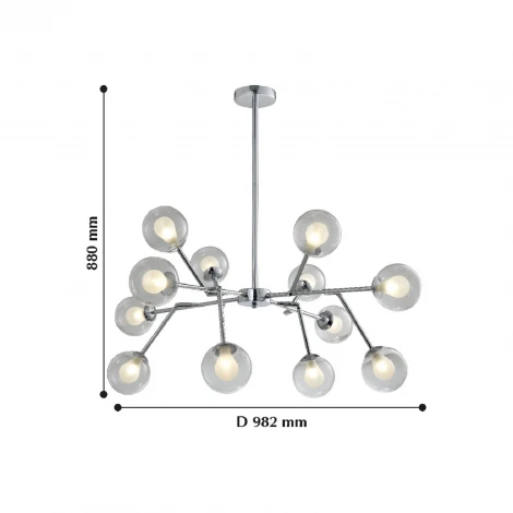 Потолочная люстра Favourite Bullae 2136-12P