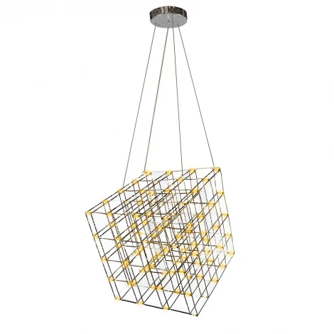 Подвесной светильник iLedex Stratosphere FQ-800-125 CR (220V, на тросе, куб)