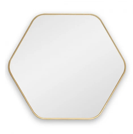 Hexagon M Gold Зеркало в тонкой раме Smal Art-Zerkalo SM155GL 13778