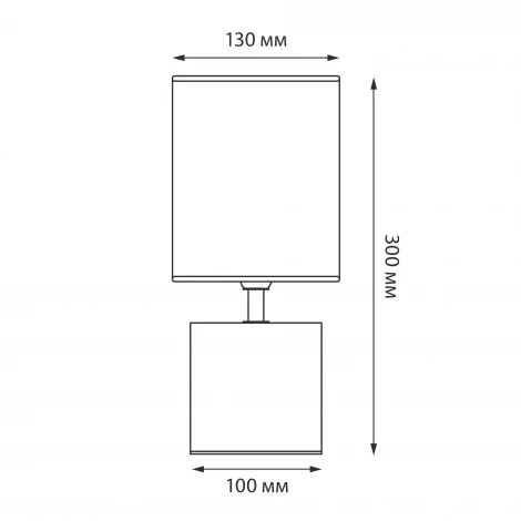Настольная лампа Uniel UML-B306 E14 GOLD/BLACK