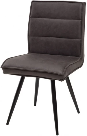 Обеденный стул M-City SYLVIE PK-36, темно-серый, микрофибра