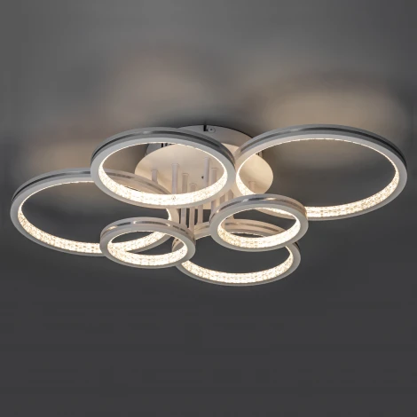 Потолочная люстра светодиодная с ДУ Ritter Lucido 51648 8