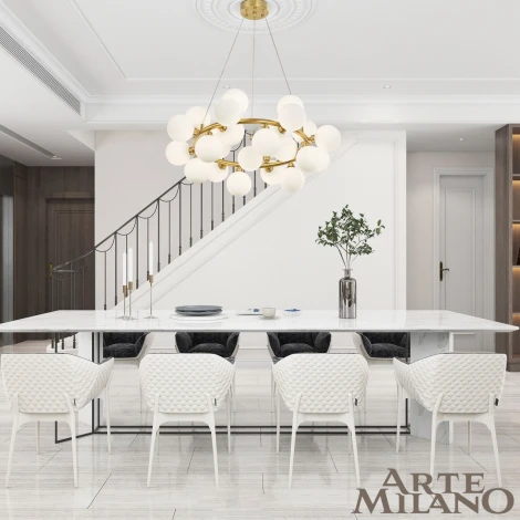 Подвесной светильник Arte Milano BA.55398.D700.G9.25 G (220V, на тросе, шарики)