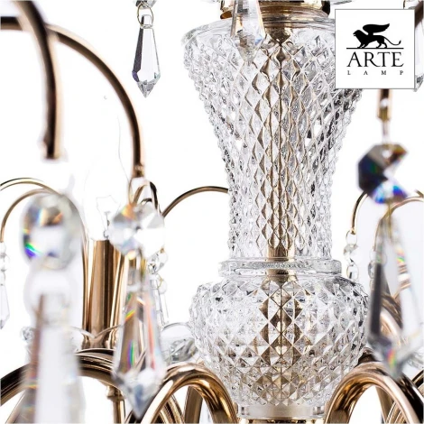 Подвесная люстра Arte Lamp Sparkles A3054LM-8GO