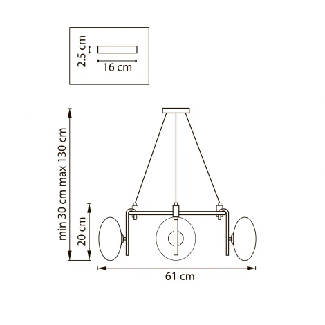 Подвесной светильник Lightstar Gamma G9 737136