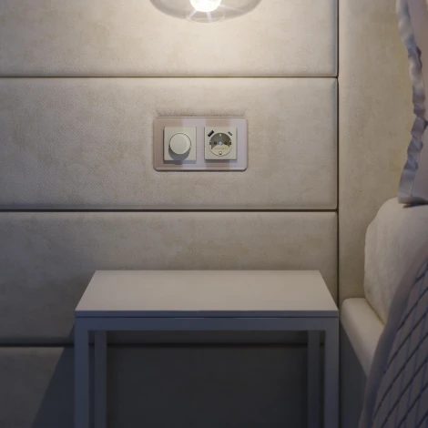 Рамка на 2 поста Elite (дымчатый, стекло) Werkel W0022417 (a057875)