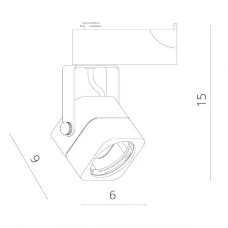 Трековый светильник Arte Lamp Lente A1314PL-1BK
