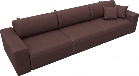 Диван прямой Лига-036 НПБ Классик Лонг Лига Диванов (Замша) арт.127679