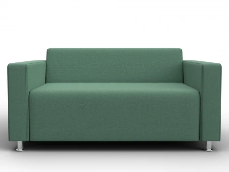 Диван прямой Лига-093 ВН (ДСП,Брус,Фанера,Рогожка/Зеленый) Лига Диванов 134957