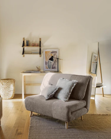 Напольное зеркало La Forma (ex Julia Grup) Keisy (Береза,Дерево,Стекло,МДФ)