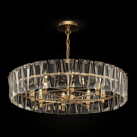 Подвесная люстра Maytoni Puntes MOD043PL-08G (220V, на цепи, круглые)