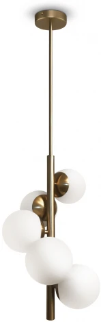 Потолочная люстра на штанге Zing FR5199PL-05BS1 Freya