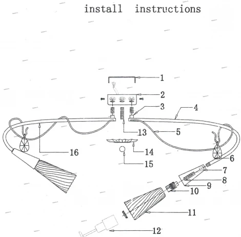 Потолочная люстра Lightstar Aereo 711121
