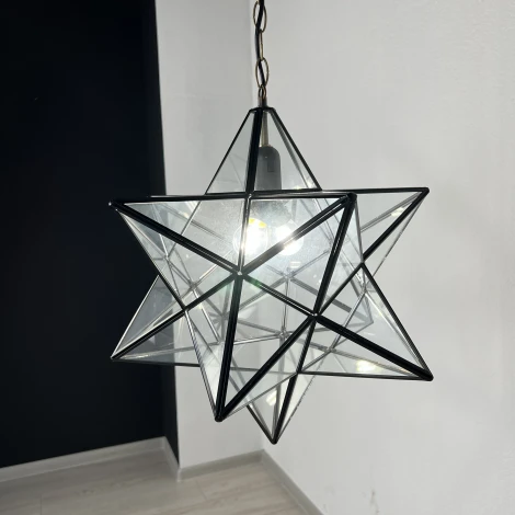 Подвесной светильник (люстра) Black Star Clear Glass 35 См ImperiumLoft 101314-26 (189644-26) (220V, на цепи)