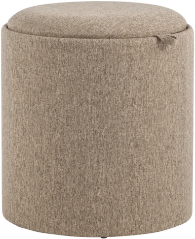 Пуф-столик с ящиком Хюгге S рогожка бежевый УТ000035339