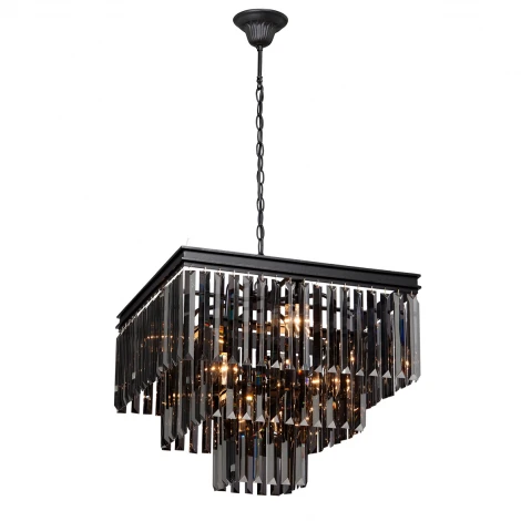 Подвесная люстра Vitaluce V5161-1/4+4+1 (220V, хрусталь, на тросе)