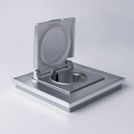 Рамка на 1 пост Aluminium (алюминий) Werkel W0011706 (a050948)