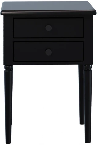Тумба прикроватная Blues ОГОГО Обстановочка! (МДФ/Черный) арт.924580