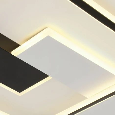 Потолочный светильник светодиодный с пультом ЭРА Henri CLL-1-104-RC BK