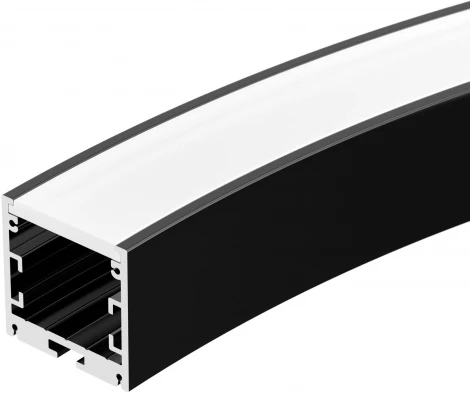 Профиль SL-ARC-3535-D800-A90 BLACK (630мм, дуга 1 из 4) (Алюминий) 027638 Arlight