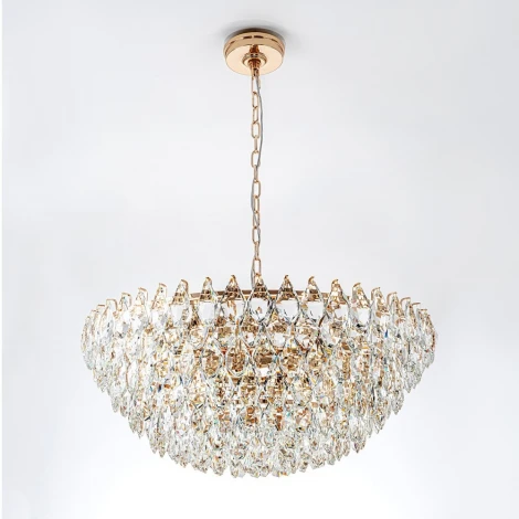 Подвесная люстра хрустальная Modelux MODELUX ML.2363.24 GD