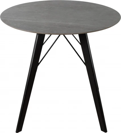 Стол обеденный обеденный JET CERAMIC круглый d-80 (Дерево бук, Венге) CA Wenge Pietra di luna 80x80