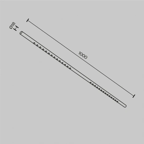 Трековый светильник Downlight 24W 48V Maytoni Points C101CL-L1000-24W3-6K-B (LED)