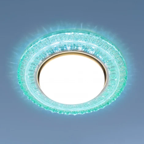 Встраиваемый точечный светильник Elektrostandard 3028 GX53 TF тиффани