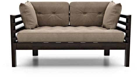 Диван Arsko Стоун Мини венге бежевый велюр