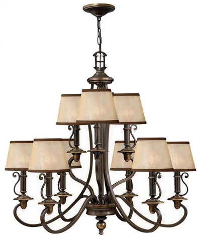 Подвесная люстра Plymouth HK-PLYMOUTH9 Hinkley (220V, на цепи)