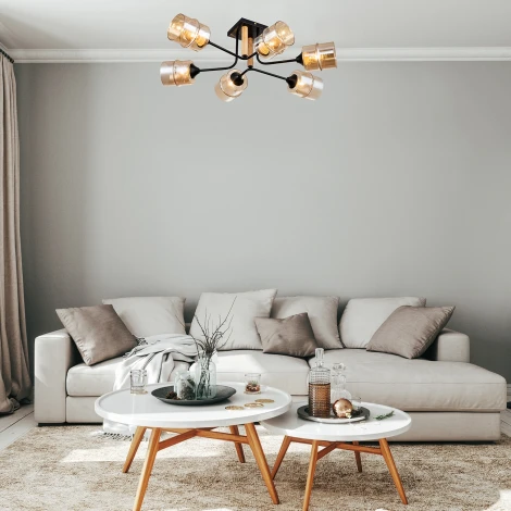 Потолочная люстра на штанге Escada Mondrian 699/6P (220V)