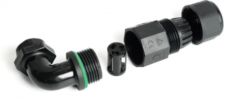 Коннектор угловой Stekker 49196