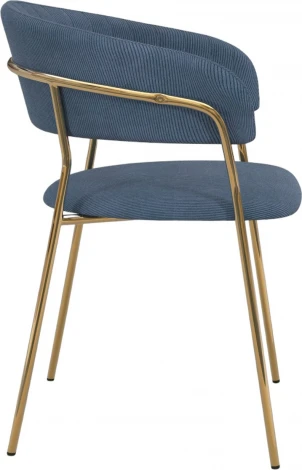 Набор из 2 стульев Whispered Fusion Hesby Вельвет/Синий арт.HSBI_DC72_darkblue_velvet_2
