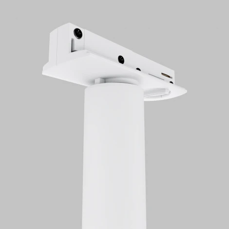 Трековый светильник однофазный 220V 6W Maytoni Focus T TR142-1-6W4K-W (LED, круглые)