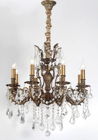 Подвесная люстра Lucia Tucci Barletta 122.8 antique (220V, на цепи, подсвечник, свеча)