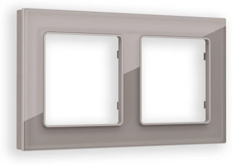 Рамка Ambrella Volt ALFA Platos (Сталь Стекло органическое) 2-ая AF330502