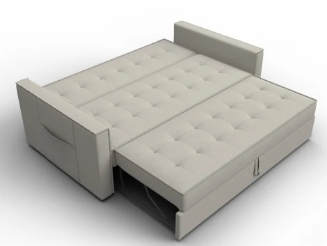 Диван прямой Лига-104 (160) (ЛДСП,Брус,Фанера,Рогожка/Бежевый) Лига Диванов 134874