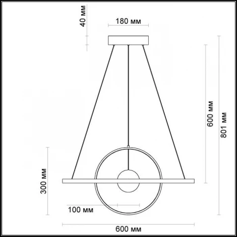 Подвесная люстра Odeon Light Lond 4031/40L