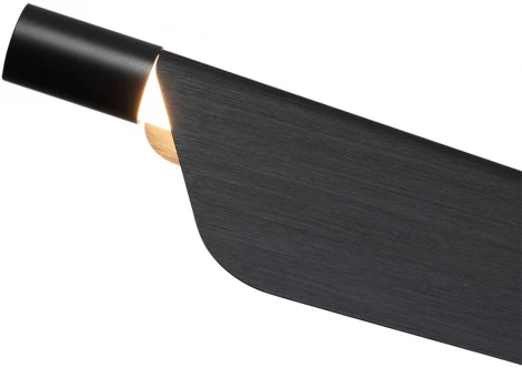 Подвесной светильник Odeon Light Linea 7017/24LA c сенсорн. выкл (диммер яркости) металл/акрил черн. брашинг 24W 3000K 220V (LED, на проводе)