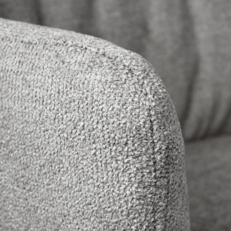 Комплект из 2-х стульев Bradexhome Grant серый шенилл на поворотном механизме