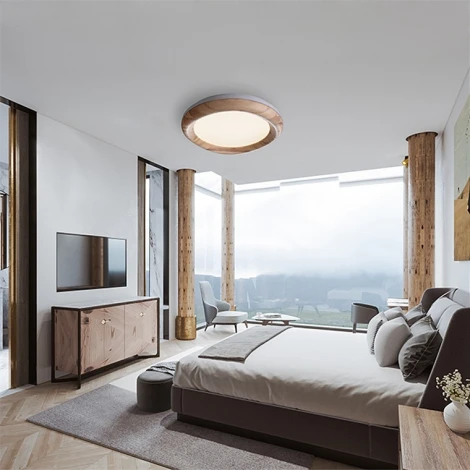 Потолочный светильник круглый Runis D45 Light Brown ImperiumLoft Runis01 (140974-26) (LED, 220V, круглые)