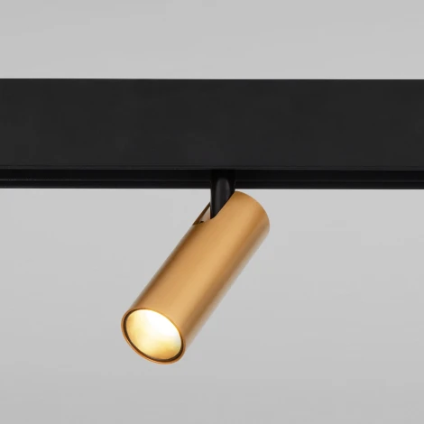 Трековый светильник магнитный 7W 4200K Cubo (латунь) Elektrostandard Slim Magnetic 85035/01 (LED, 48V)