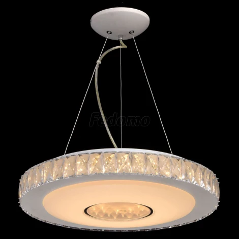 Подвесная люстра DeMarkt Фризанте 687010601 (регулировка яркости, LED, 220V, диммер, пульт управления, на тросе)