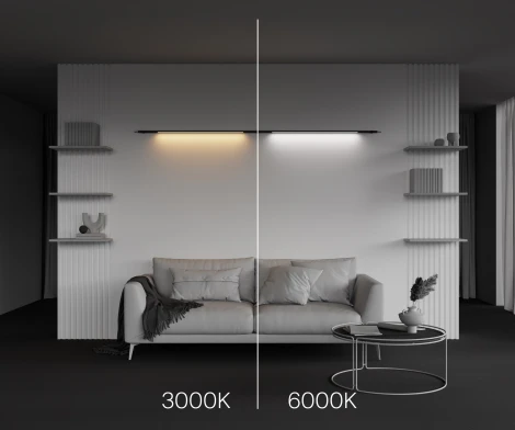 Трековый светильник 24W 48V Maytoni Basis C100CL-L1000-24W3-6K-B (LED)