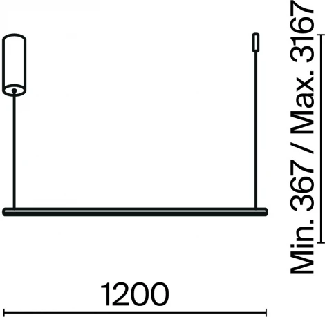 Подвесной светильник Maytoni Halo MOD246PL-L24BSK (LED, 220V, на тросе)
