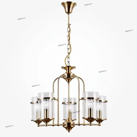 Подвесная люстра Eurosvet Consul 60040/5 античная бронза