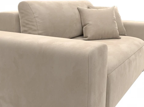 Кресло Лига-036 НПБ (Бежевый/Велюр) Лига Диванов арт.121292