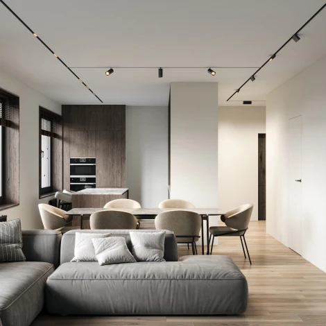 Трековый светильник магнитный Downlight Elektrostandard Slim Magnetic HL03 85209/01 18W 3000K (черный) (LED, 48V)