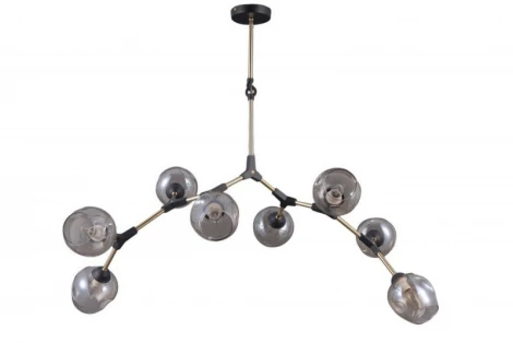 Подвесная люстра на штанге Omnilux 937 OML-93707-08 (220V, шарики)